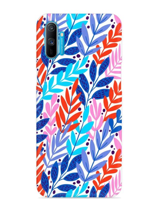 Bright Floral Tropical Snap Case for Realme C3 Zapvi