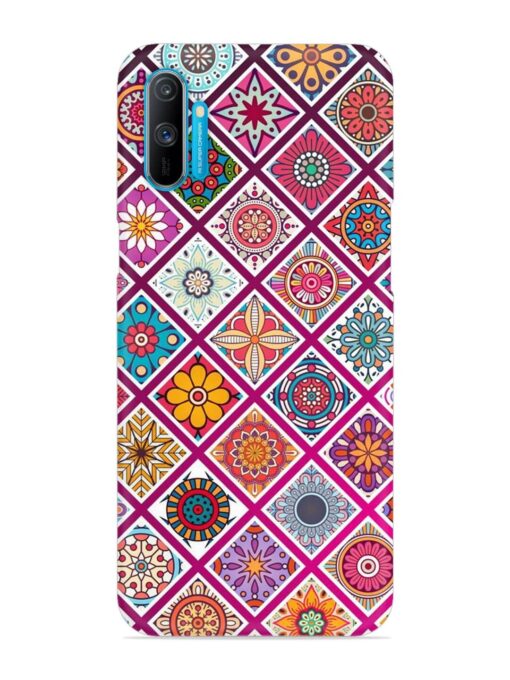 Seamless Tile Pattern Snap Case for Realme C3 Zapvi