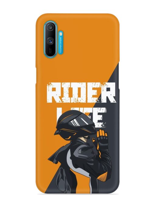 Rider Life Snap Case for Realme C3 Zapvi