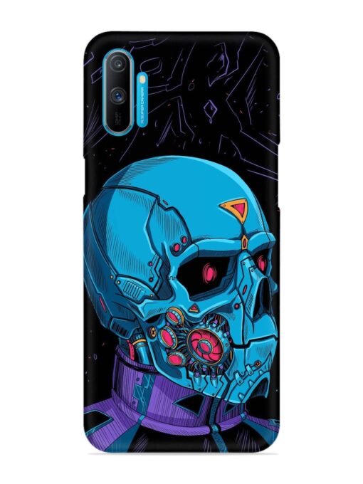 Skull Robo Vector Snap Case for Realme C3 Zapvi