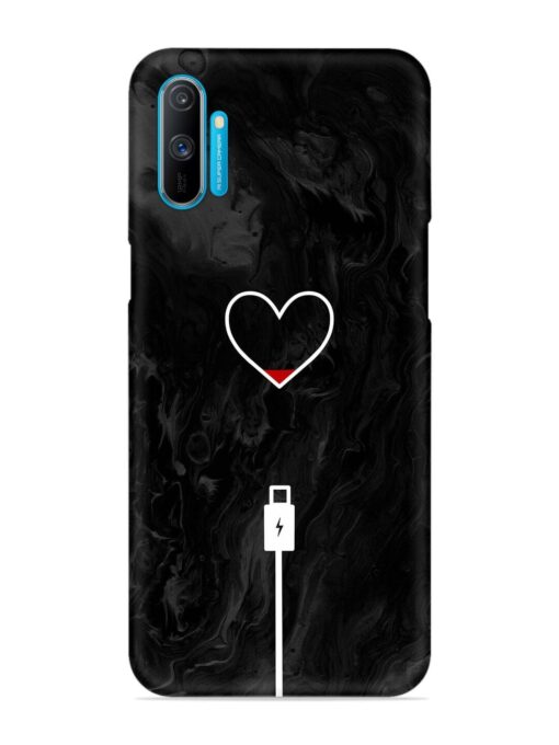 Heart Charging Vector Snap Case for Realme C3 Zapvi