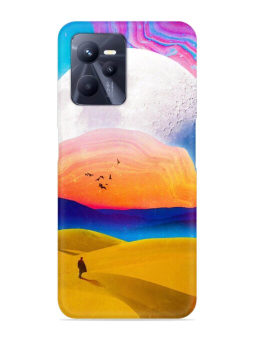 Sandy Desert Snap Case for Realme C35 Zapvi