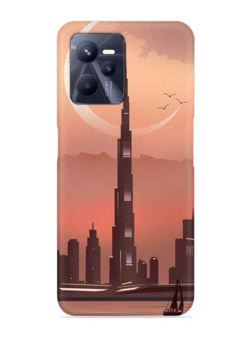 Landmark Burj Khalifa Snap Case for Realme C35 Zapvi