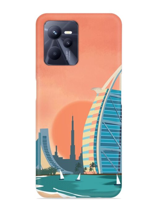 Dubai Architectural Scenery Snap Case for Realme C35 Zapvi