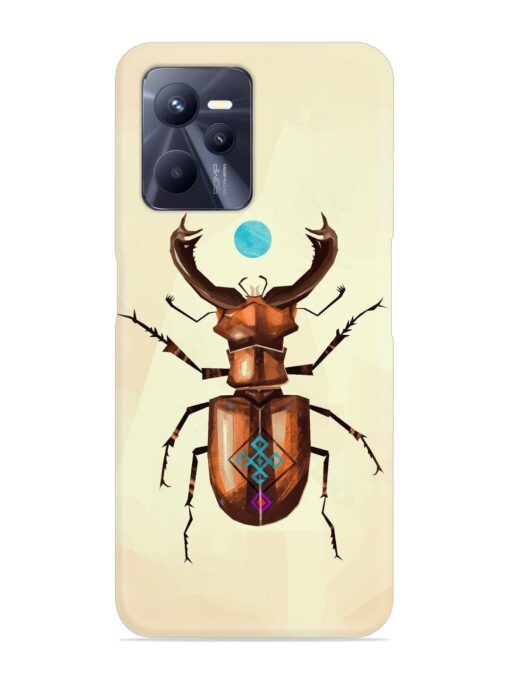 Stag Beetle Vector Snap Case for Realme C35 Zapvi