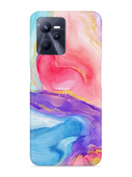 Watercolor Gradient Snap Case for Realme C35 Zapvi