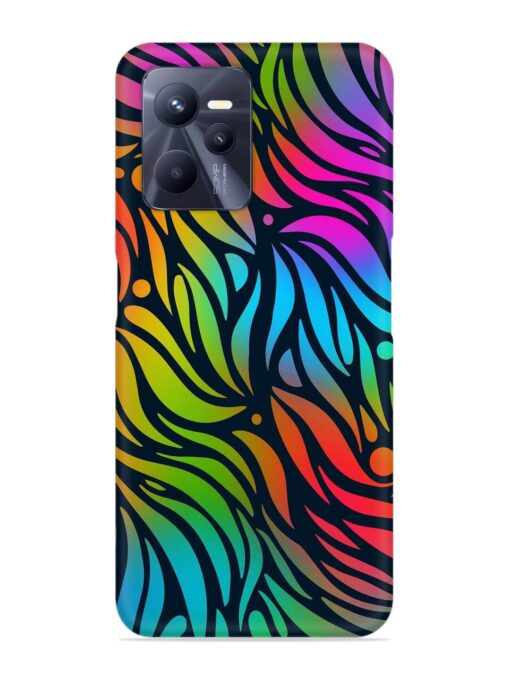 Abstract Leaf Design Snap Case for Realme C35 Zapvi