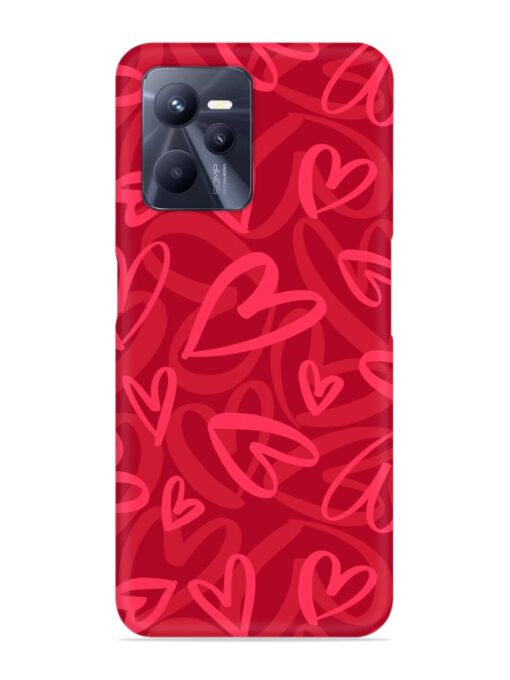 Seamless Romantic Pattern Snap Case for Realme C35 Zapvi