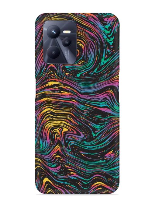 Abstract Liquid Colors Snap Case for Realme C35 Zapvi