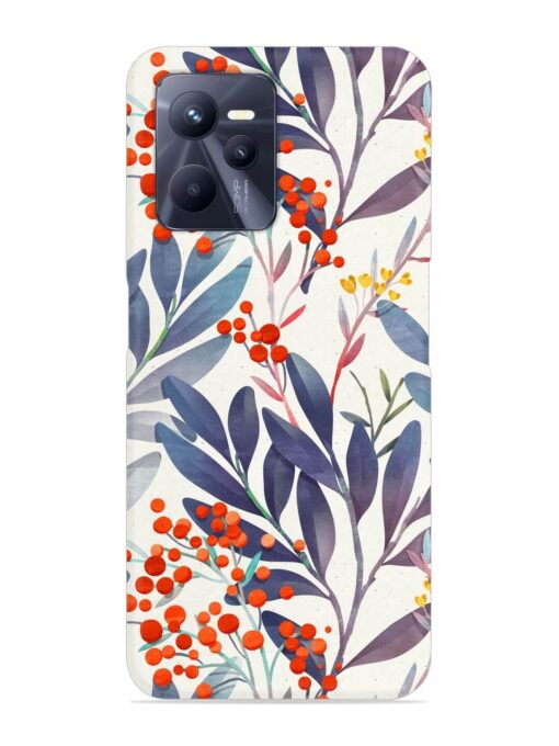 Seamless Floral Pattern Snap Case for Realme C35 Zapvi