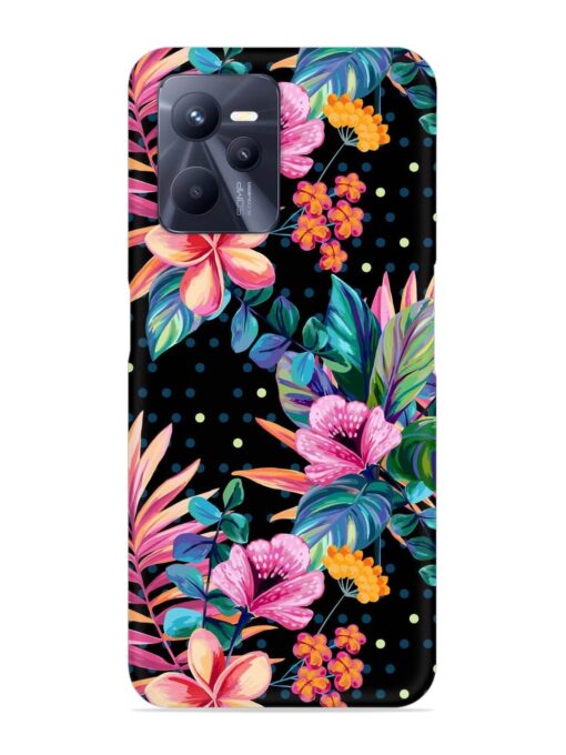 Seamless Floral Pattern Snap Case for Realme C35 Zapvi