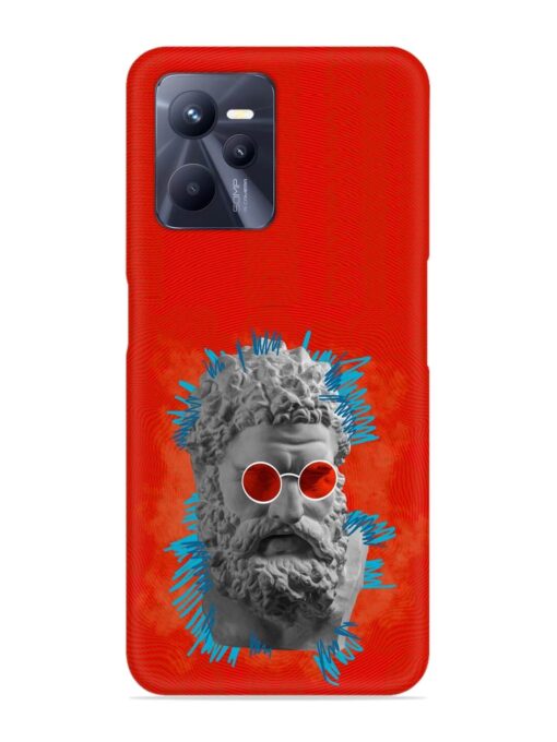 Contemporary Art Concept Snap Case for Realme C35 Zapvi