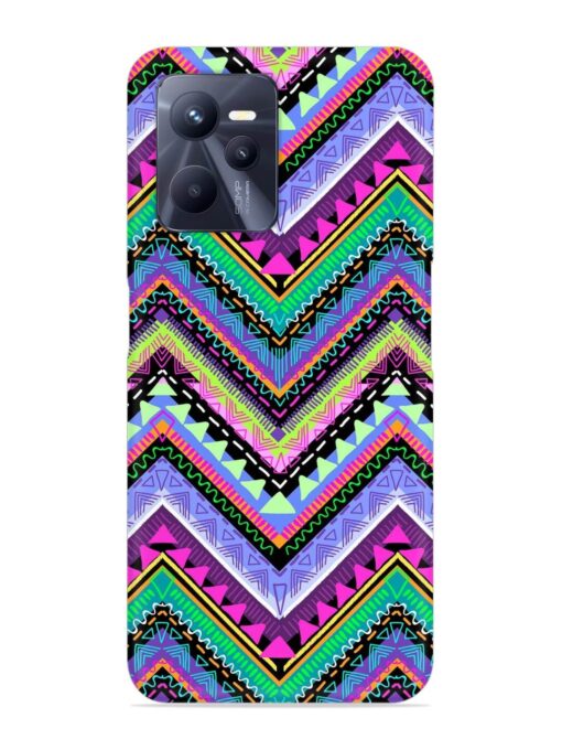 Tribal Aztec Print Snap Case for Realme C35 Zapvi