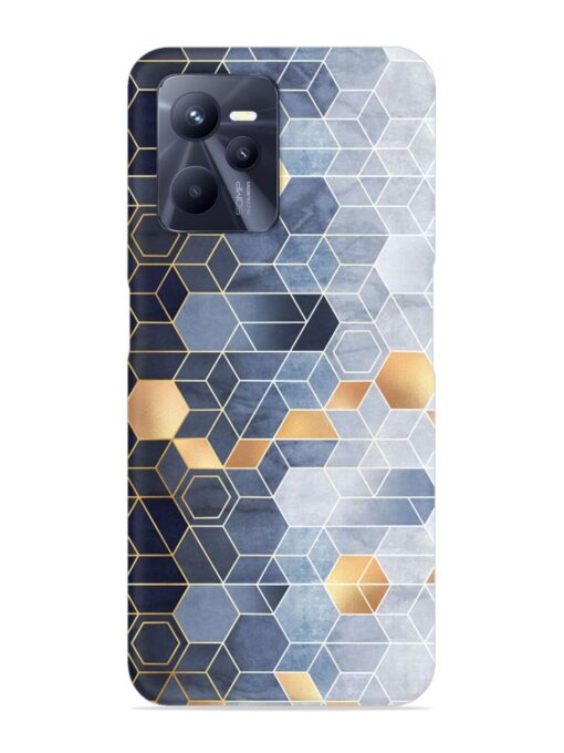 Geometric Abstraction Hexagons Snap Case for Realme C35 Zapvi