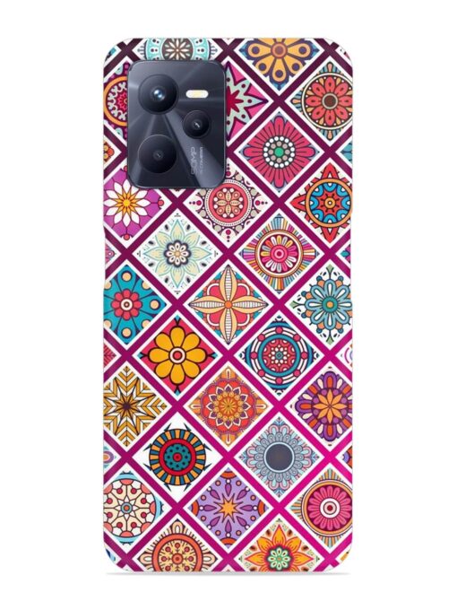 Seamless Tile Pattern Snap Case for Realme C35 Zapvi