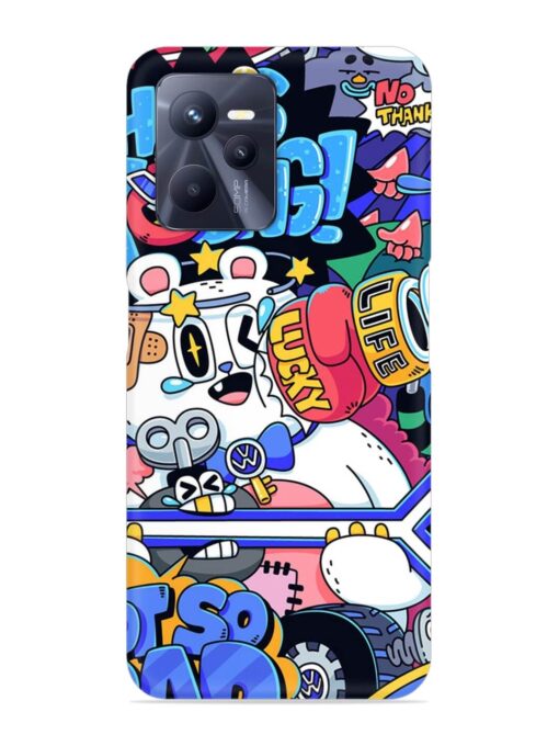 Universal Doodle Snap Case for Realme C35 Zapvi