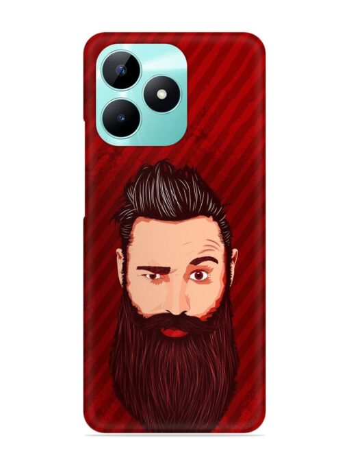 Beardo Man Snap Case for Realme C51 Zapvi