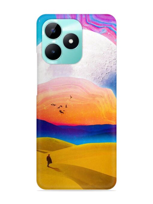 Sandy Desert Snap Case for Realme C51 Zapvi