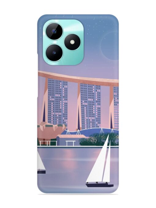 Singapore Scenery Architecture Snap Case for Realme C51 Zapvi