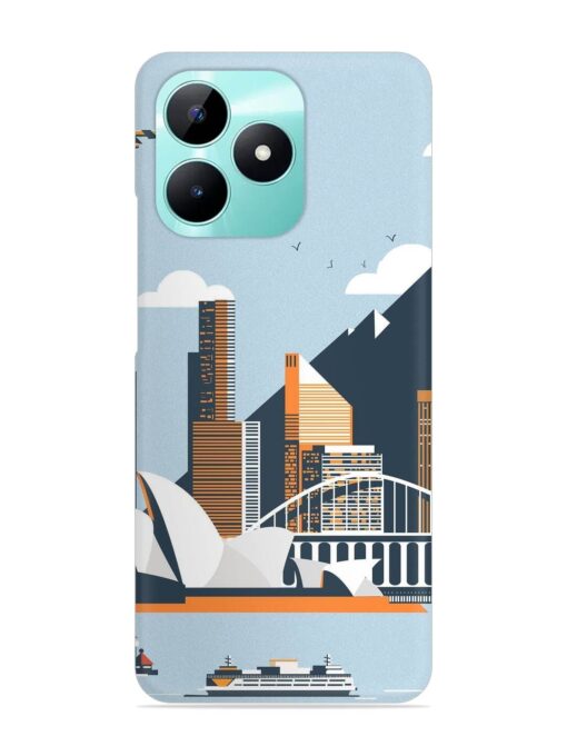 Sydney Opera Landscape Snap Case for Realme C51 Zapvi