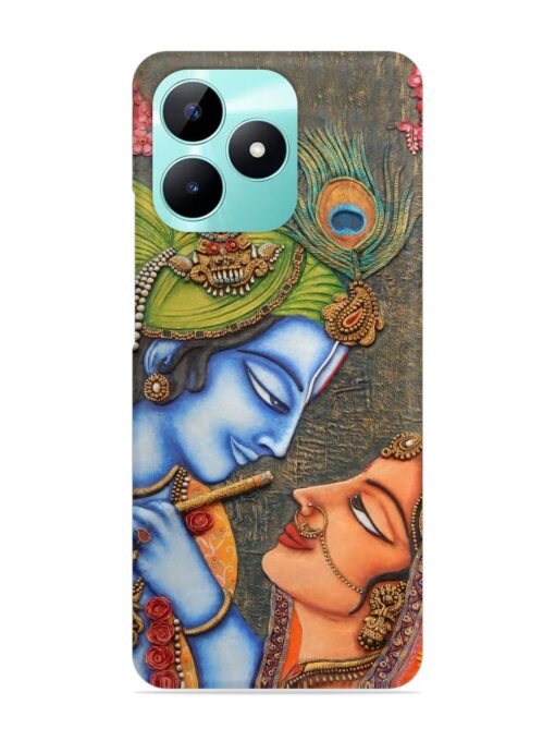 Lord Radha Krishna Flute Art Snap Case for Realme C51 Zapvi