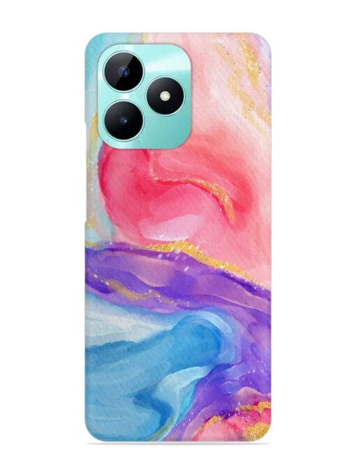 Watercolor Gradient Snap Case for Realme C51 Zapvi