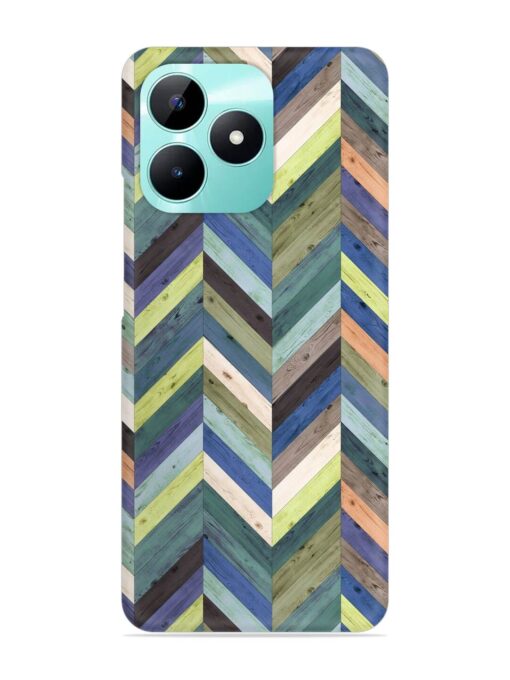 Chevron Random Color Snap Case for Realme C51 Zapvi