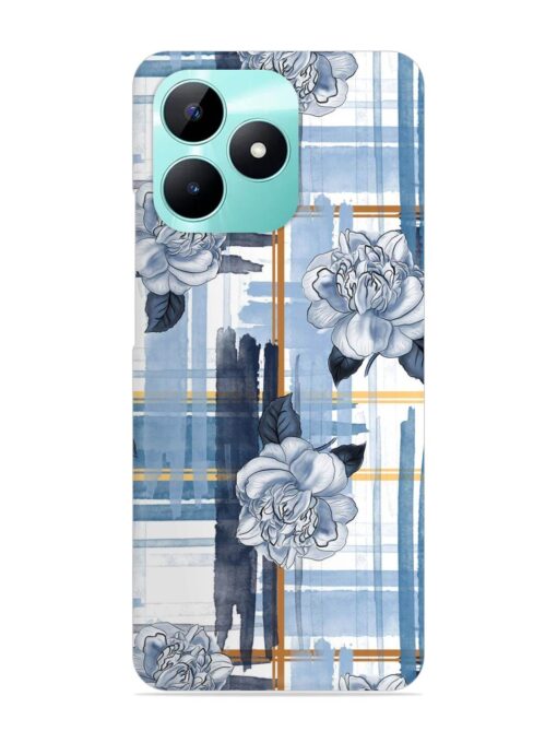 Watercolor Pattern Rose Snap Case for Realme C51 Zapvi