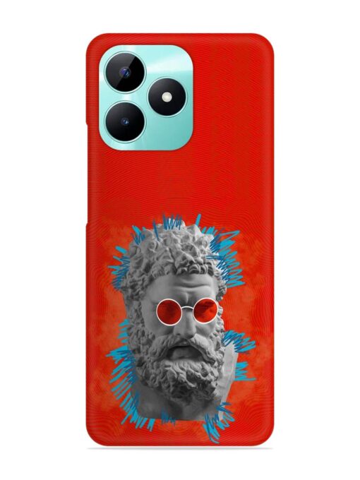 Contemporary Art Concept Snap Case for Realme C51 Zapvi