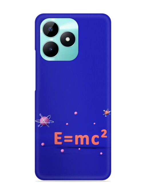 Formula Relativity Equation Snap Case for Realme C51 Zapvi