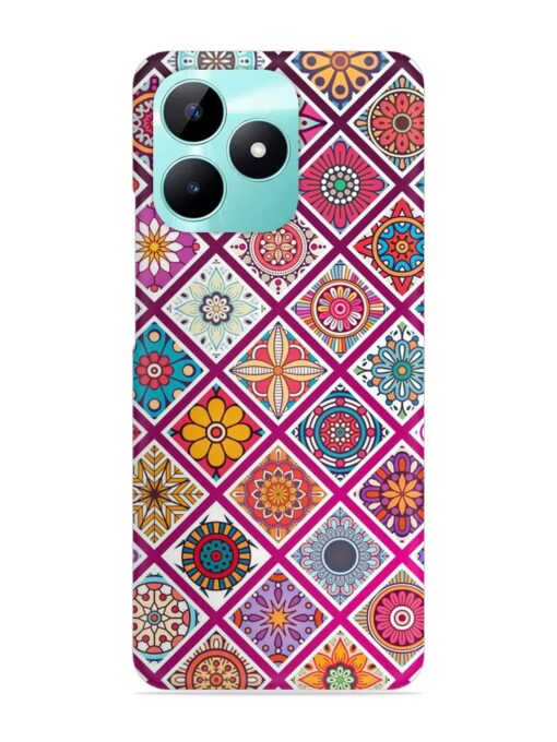 Seamless Tile Pattern Snap Case for Realme C51 Zapvi