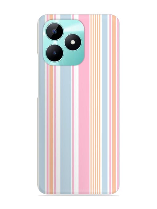 Stripe Seamless Pattern Snap Case for Realme C51 Zapvi