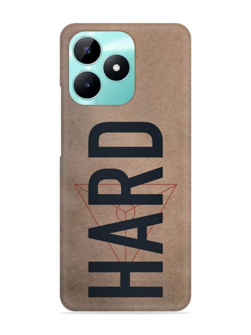 Hard Typo Snap Case for Realme C51 Zapvi