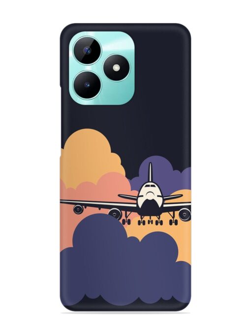 Aeroplane vector Snap Case for Realme C51 Zapvi