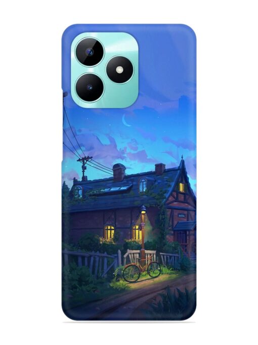 Beautiful Village House Snap Case for Realme C51 Zapvi