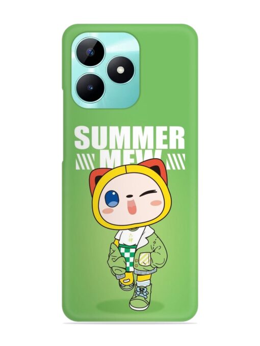 Summer Mew Snap Case for Realme C51 Zapvi