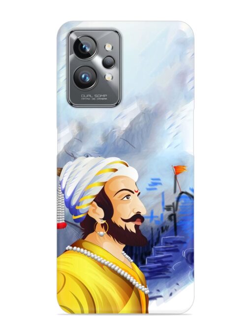 Shivaji Maharaj Color Paint Art Snap Case for Realme Gt 2 Pro Zapvi