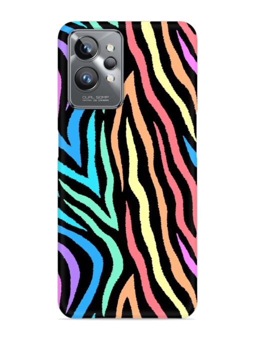 Colorful Abstract Zebra Snap Case for Realme Gt 2 Pro Zapvi