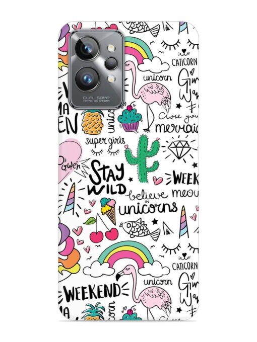 Unicorn Ice Cream Snap Case for Realme Gt 2 Pro Zapvi