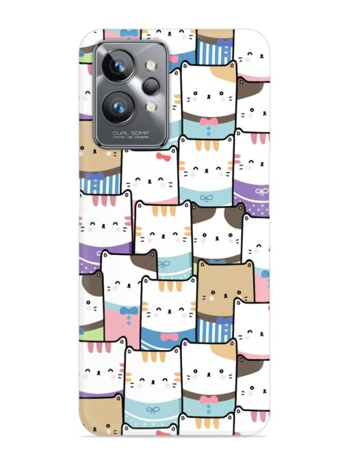 Cute Adorable Cat Snap Case for Realme Gt 2 Pro Zapvi