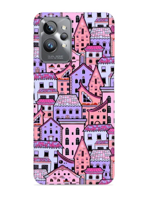 Seamless Pattern Houses Snap Case for Realme Gt 2 Pro Zapvi