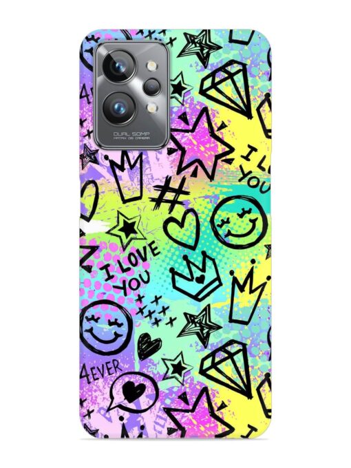 Bright Seamless Pattern Snap Case for Realme Gt 2 Pro Zapvi