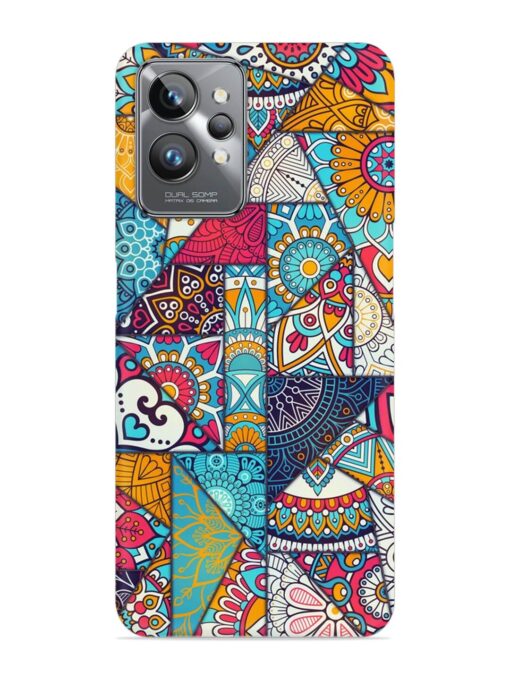 Patchwork Pattern Vintage Snap Case for Realme Gt 2 Pro Zapvi