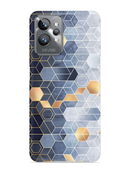 Geometric Abstraction Hexagons Snap Case for Realme Gt 2 Pro Zapvi