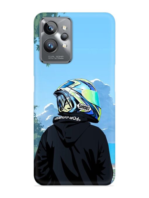 Rider With Helmet Snap Case for Realme Gt 2 Pro Zapvi