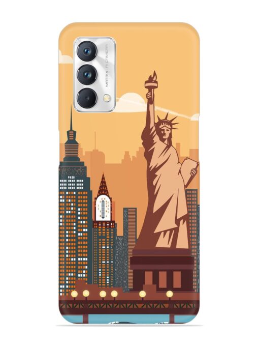 New York Statue Of Liberty Architectural Scenery Snap Case for Realme Gt Master Edition Zapvi