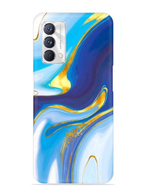 Watercolor Background With Golden Foil Snap Case for Realme Gt Master Edition Zapvi