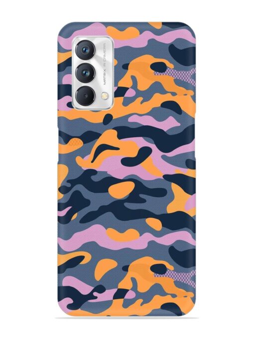 Camouflage Army Military English Orange Art Snap Case for Realme Gt Master Edition Zapvi