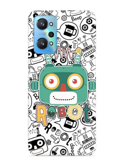 Robot Modern Seamless Pattern Snap Case for Realme Gt Neo 2 Zapvi