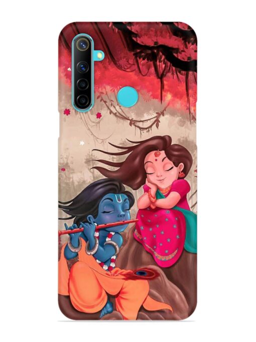 Radhe Krishna Water Art Snap Case for Realme Narzo 10 Zapvi